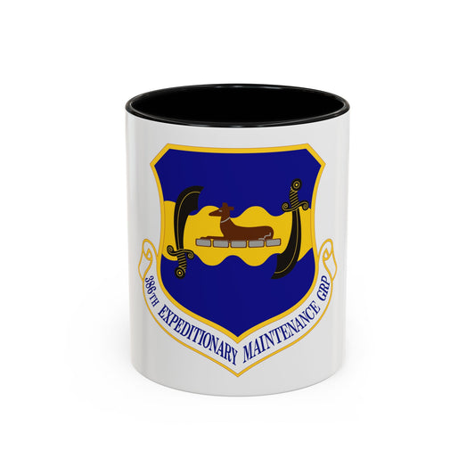 386th Expeditionary Maintenance Group (U.S. Air Force) Accent Coffee Mug