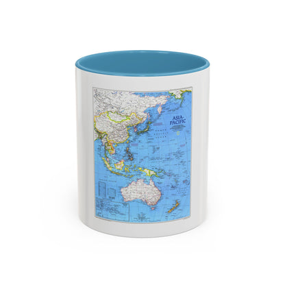 Asia-Pacific (1989) (Map) Accent Coffee Mug