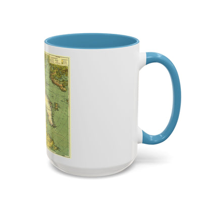 Arctic Regions (1925) (Map) Accent Coffee Mug