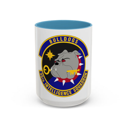 35 Intelligence Squadron AFISRA (U.S. Air Force) Accent Coffee Mug