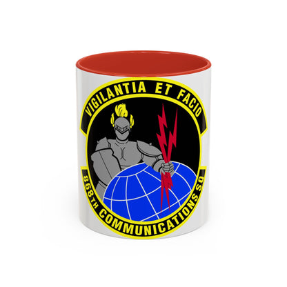 868th Communications Squadron (U.S. Air Force) Accent Coffee Mug