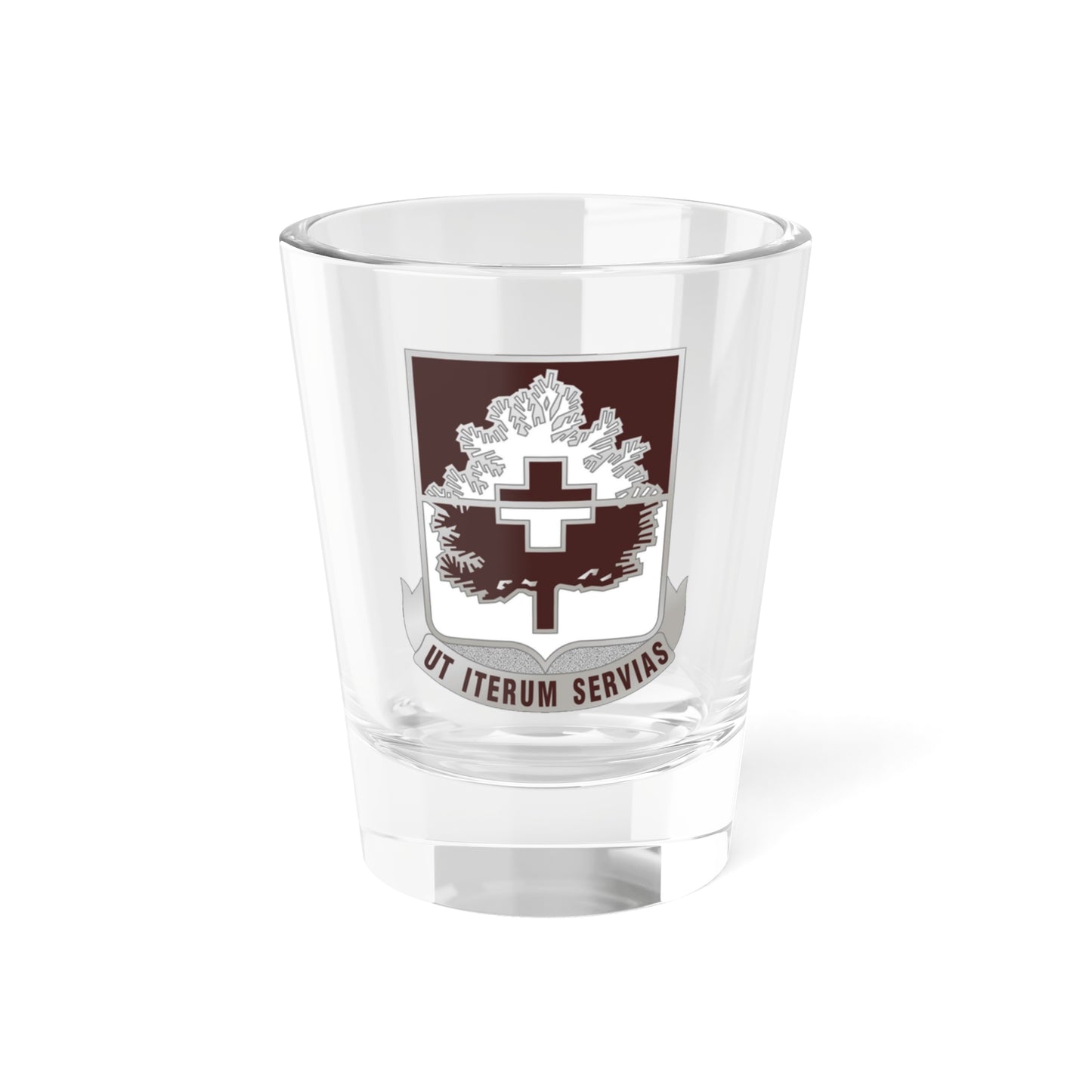 Verre à liqueur du 46e bataillon médical (armée américaine) 1,5 oz