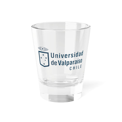Logo Universidad de Valparaíso 2023 (Chile) (Coat of Arms) Shot Glass 1.5oz