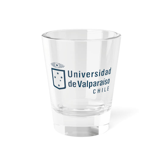 Logo Universidad de Valparaíso 2023 (Chile) (Coat of Arms) Shot Glass 1.5oz