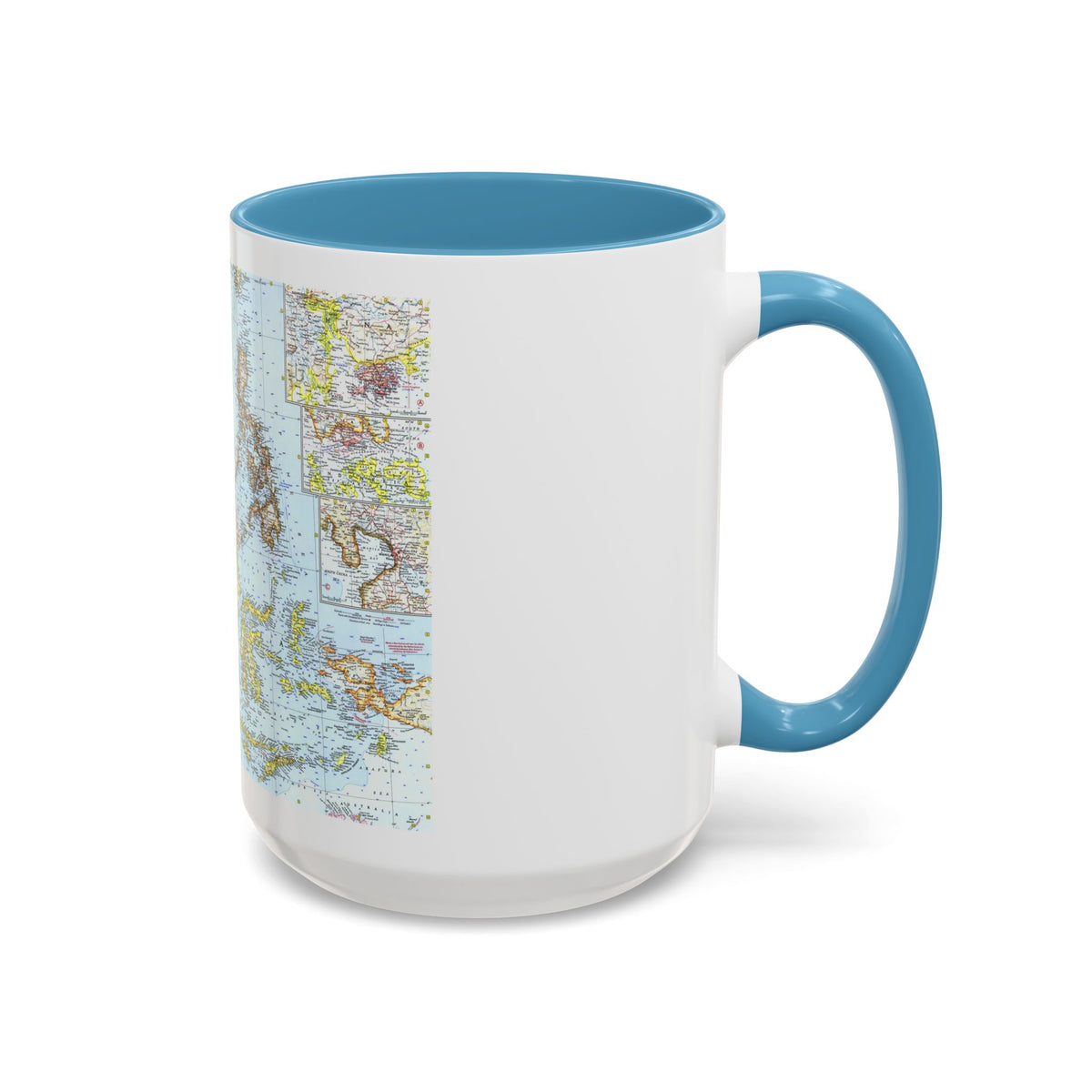 Asia - Southeast (1961) (Map) Accent Coffee Mug