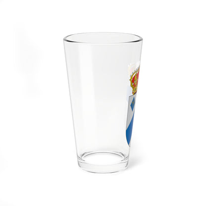Escudo de María de Huerva (Spain) (Coat of Arms) Pint Glass 16oz