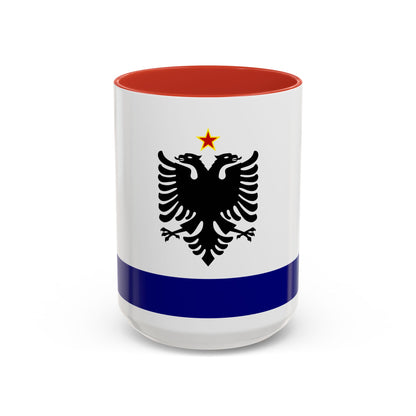 Government Ensign of Albania 1958 to 1992 - Accent Coffee Mug
