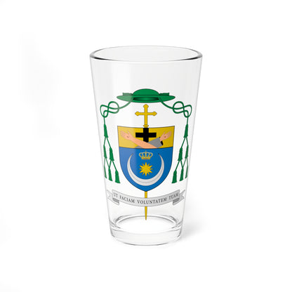 Escudo de Jerzy Maculewicz (Spain) (Coat of Arms) Pint Glass 16oz