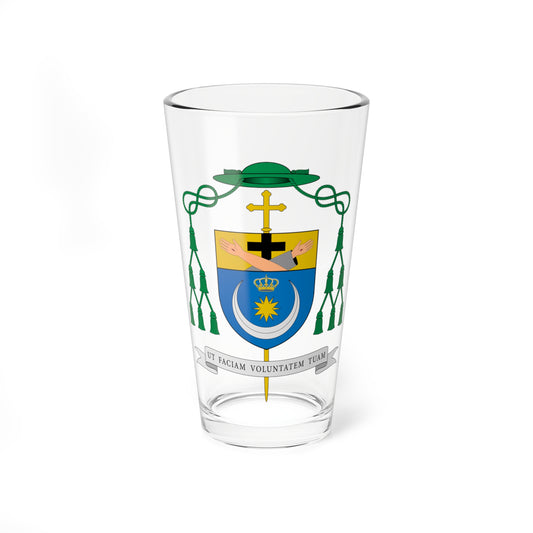 Escudo de Jerzy Maculewicz (Spain) (Coat of Arms) Pint Glass 16oz