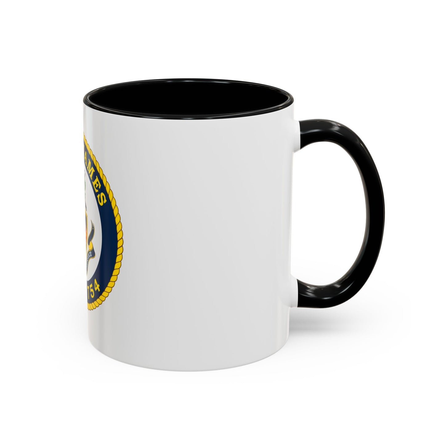 USCGC James WMSL 754 (U.S. Coast Guard) Accent Coffee Mug