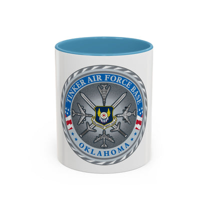 Tinker AF Base (U.S. Air Force) Accent Coffee Mug