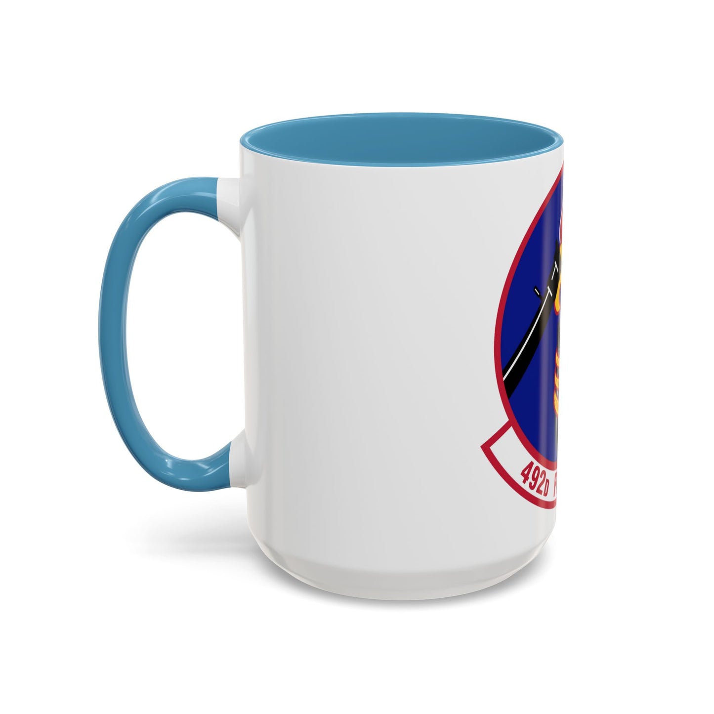 492d Fighter Squadron (U.S. Air Force) Accent Coffee Mug