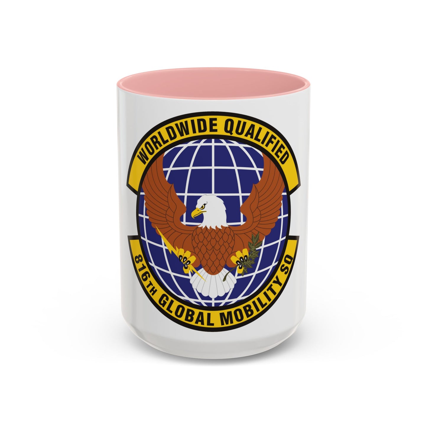 816th Global Mobility Squadron (U.S. Air Force) Accent Coffee Mug