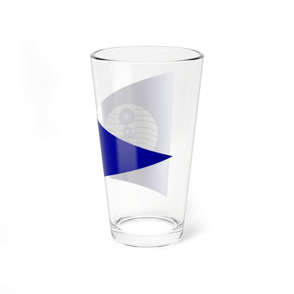 ROCN Navigating Battle Ship Pennant (China) Pint Glass 16oz