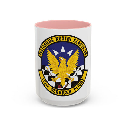 419th Services Flight (U.S. Air Force) Accent Coffee Mug