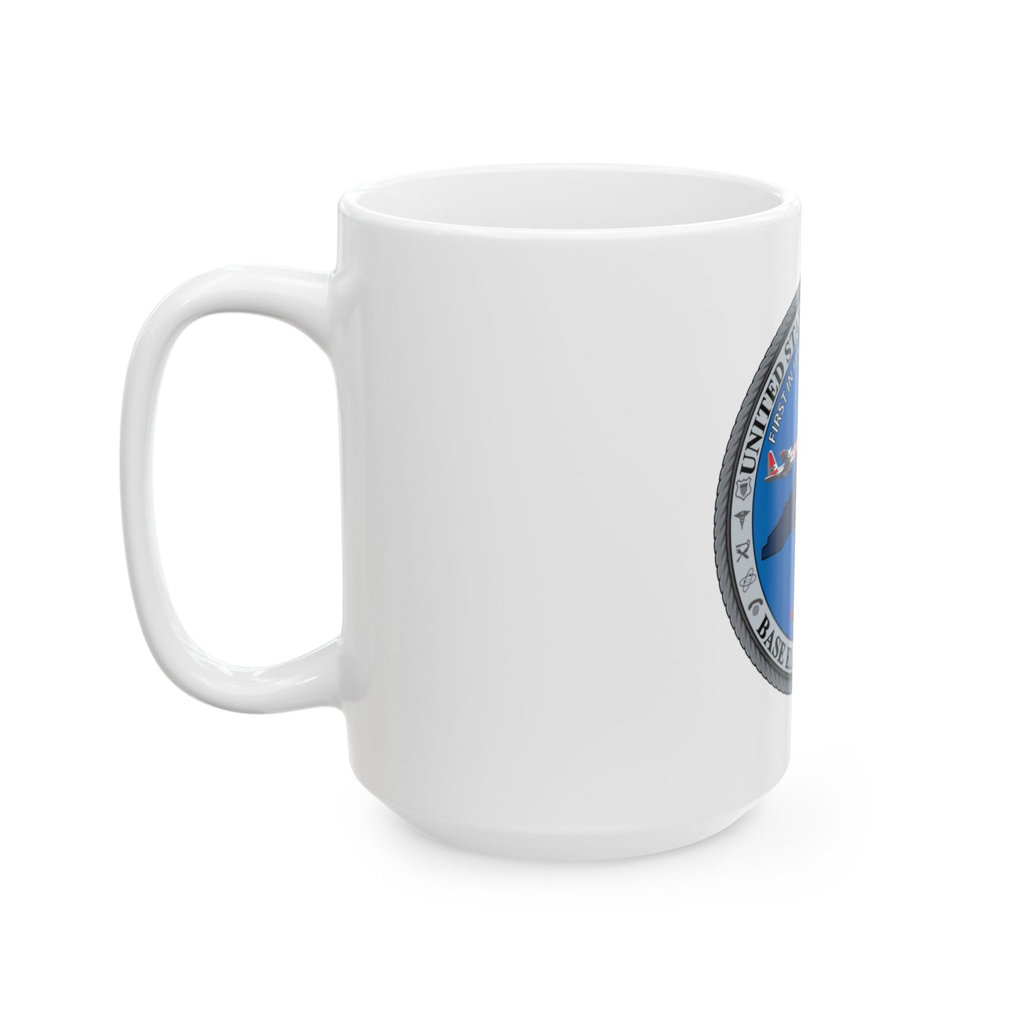 USCGC Base Elizabeth City (U.S. Coast Guard) White Coffee Mug