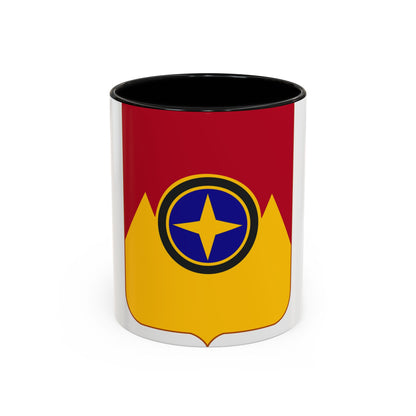 607th Armored Field Artillery Battalion v2 (U.S. Army) Accent Coffee Mug