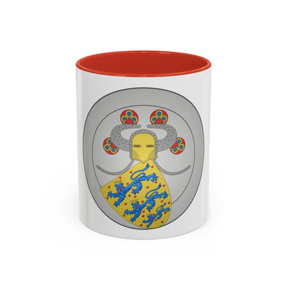 Coat of arms of Valdemar IV of Denmark - Accent Coffee Mug