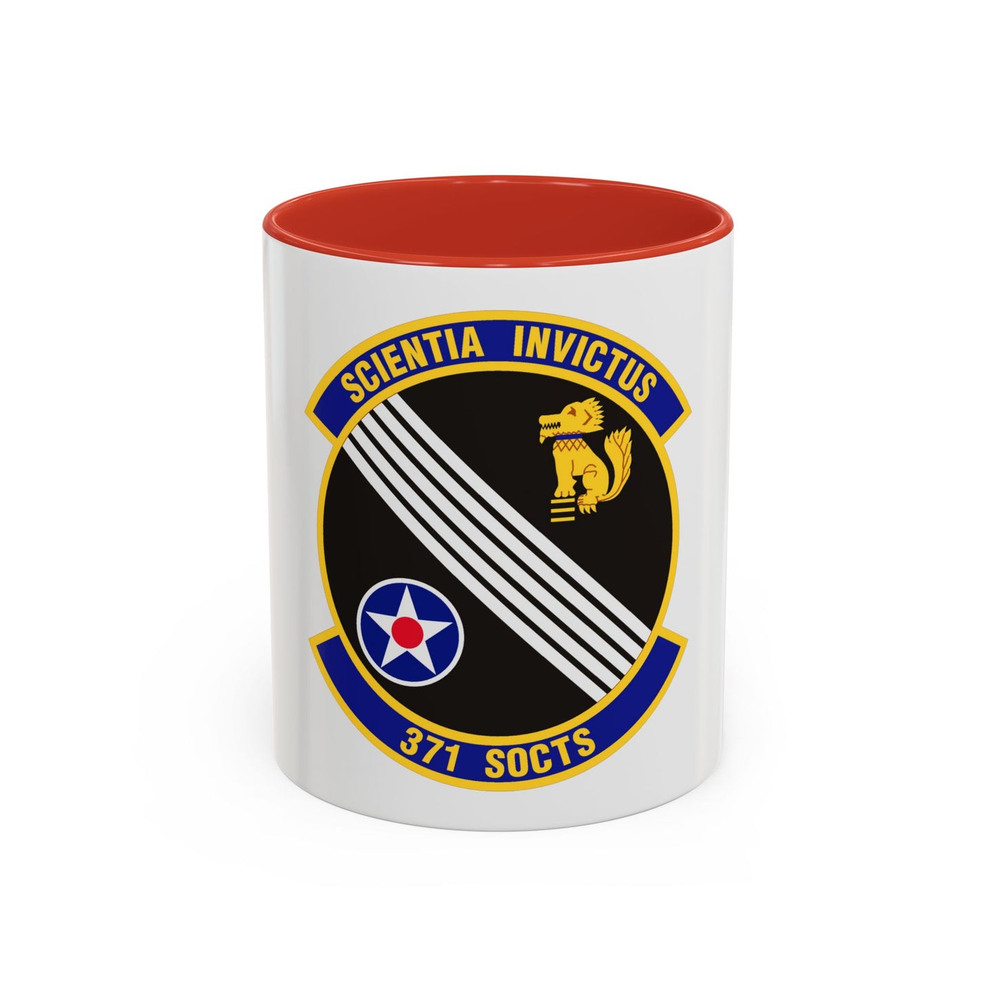 371 Special Operations Combat Training Squadron AFSOC (U.S. Air Force) Accent Coffee Mug