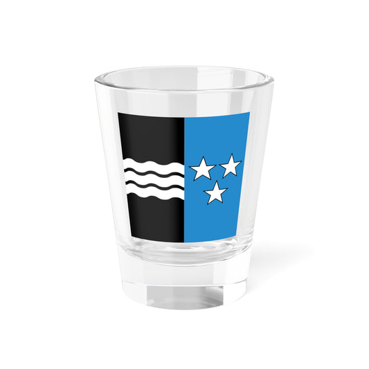 Flag of Canton of Aargau (Switzerland) Shot Glass 1.5oz