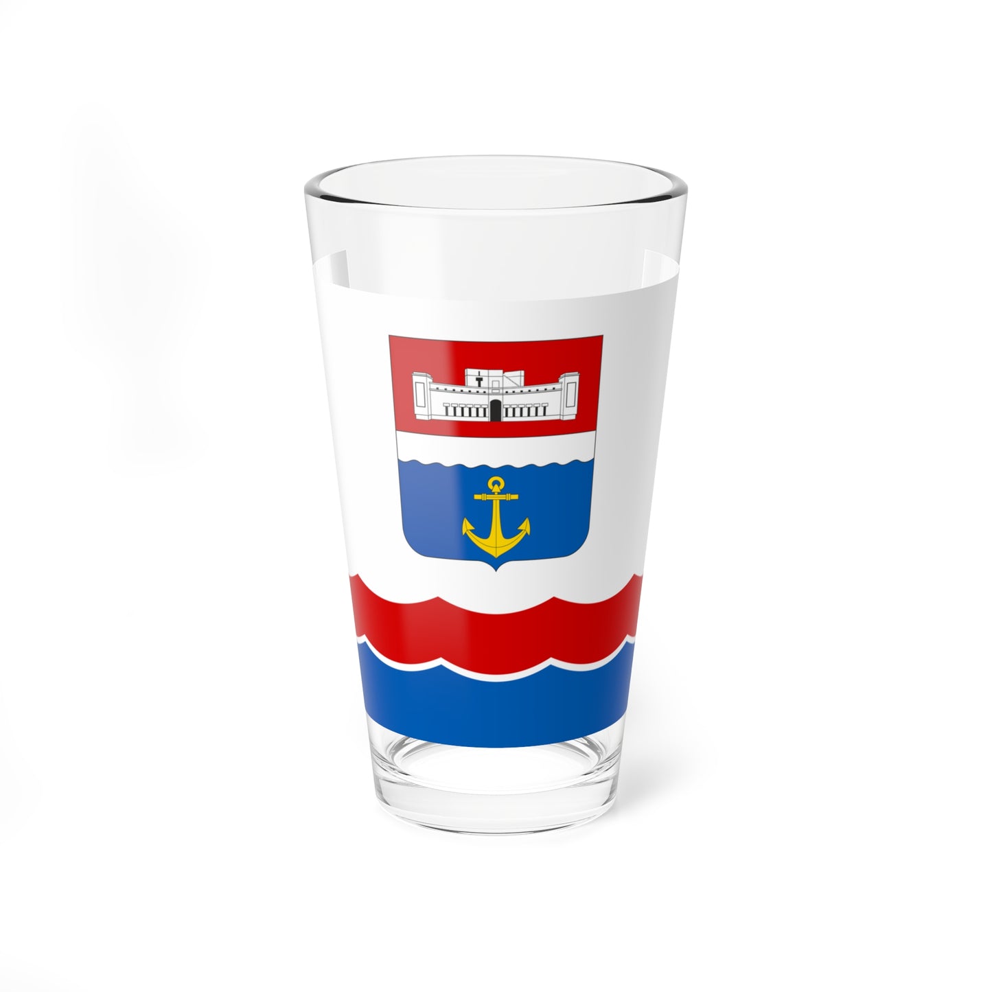 Flag of Nakhimov district (Russia) Pint Glass 16oz