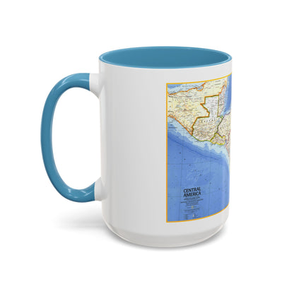 Central America (1973) (Map) Accent Coffee Mug