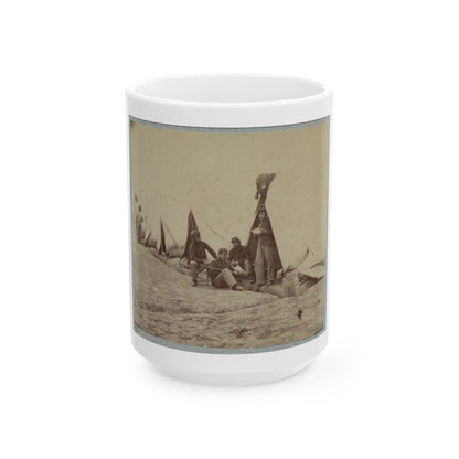 22d New York State Militia Near Harpers Ferry, Va., 1861 I.E.1862 019 (U.S. Civil War) White Coffee Mug