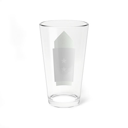SS.OO.7.GEND.CAMISA.TENIENTE 2 (Chile) (Military Rank) Pint Glass 16oz