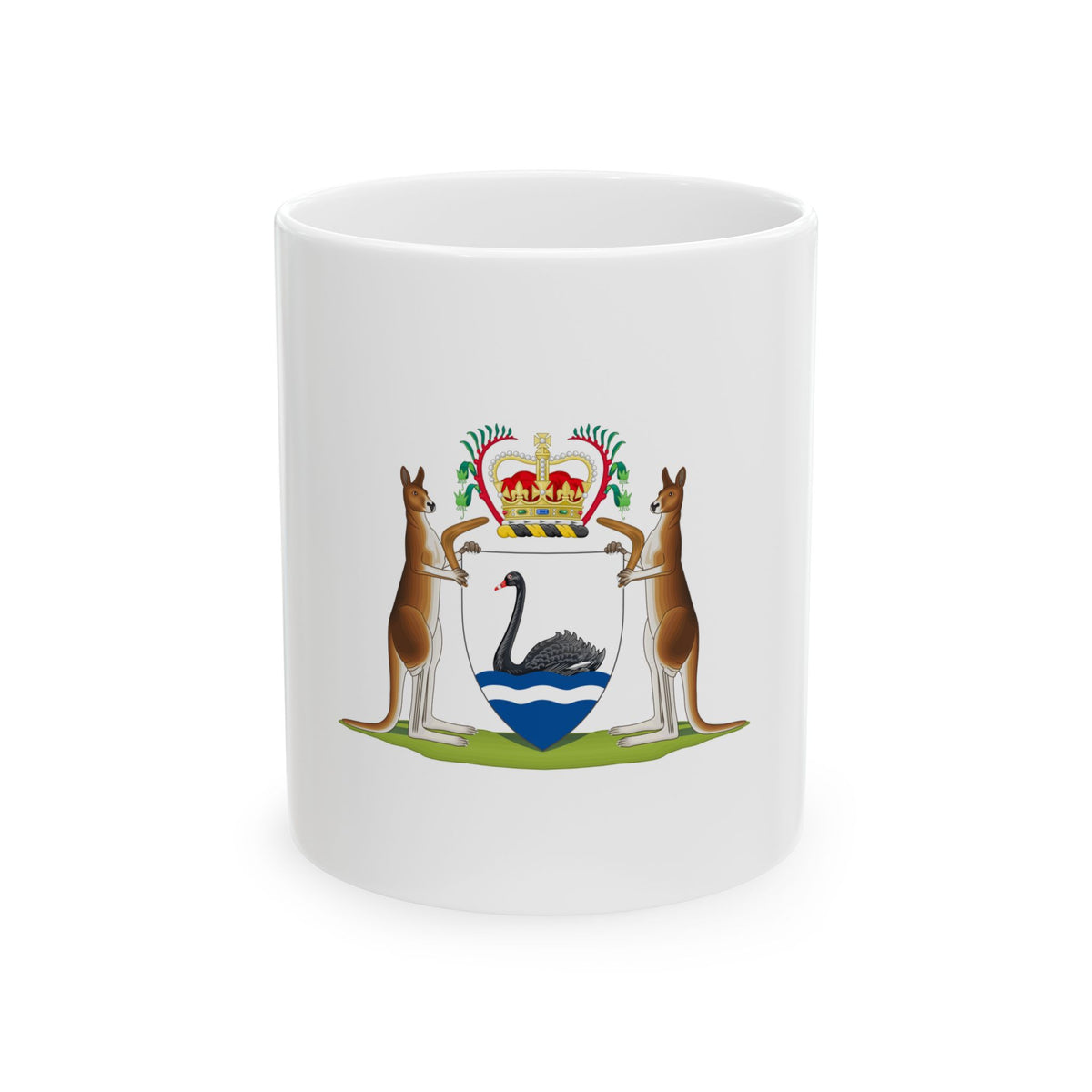 Coat of arms of Western Australia - White Coffee Mug