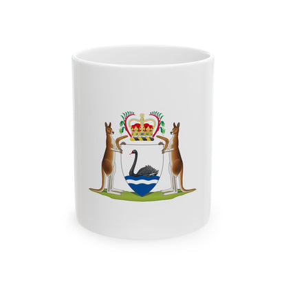 Coat of arms of Western Australia - White Coffee Mug