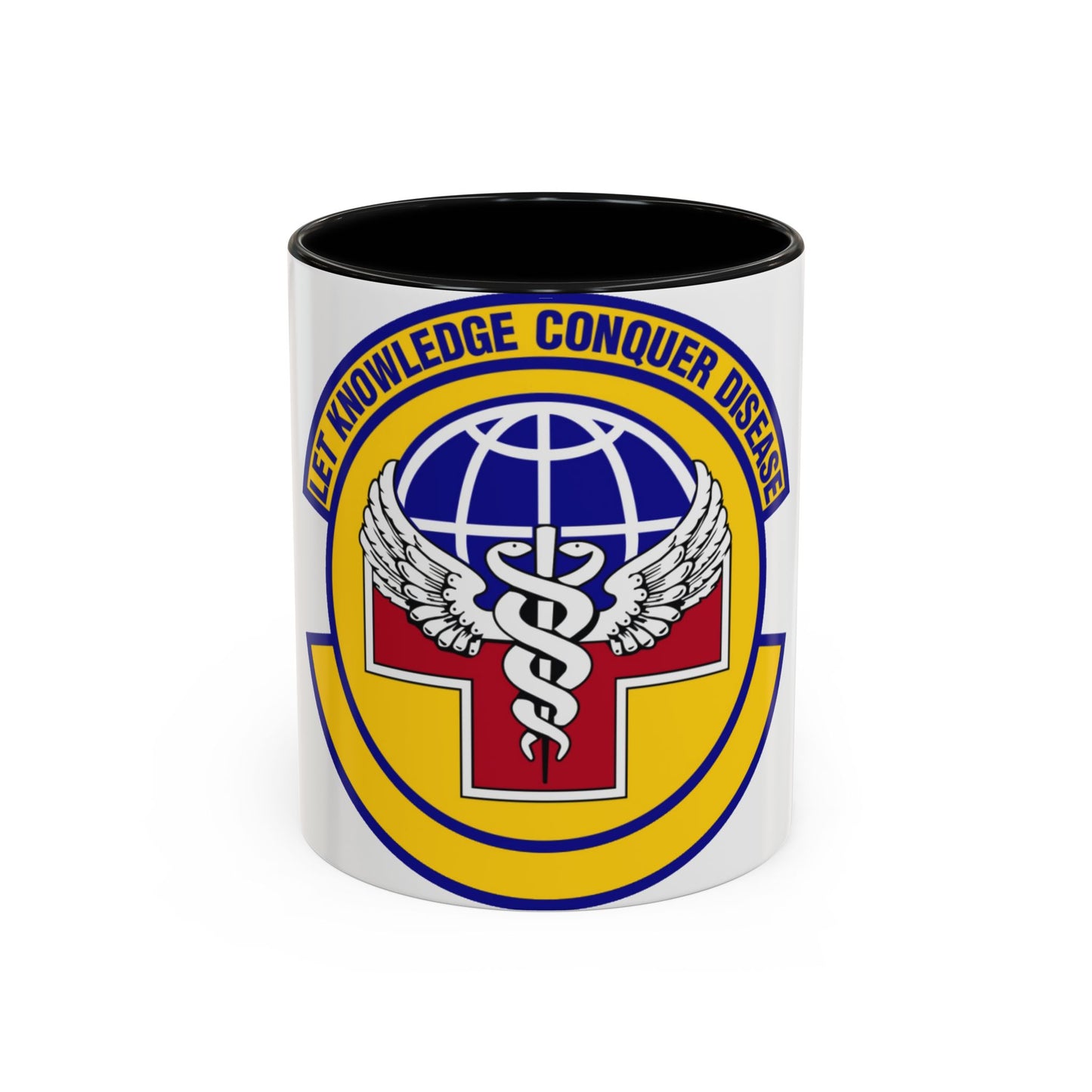 87 Healthcare Operations Squadron AMC (U.S. Air Force) Accent Coffee Mug