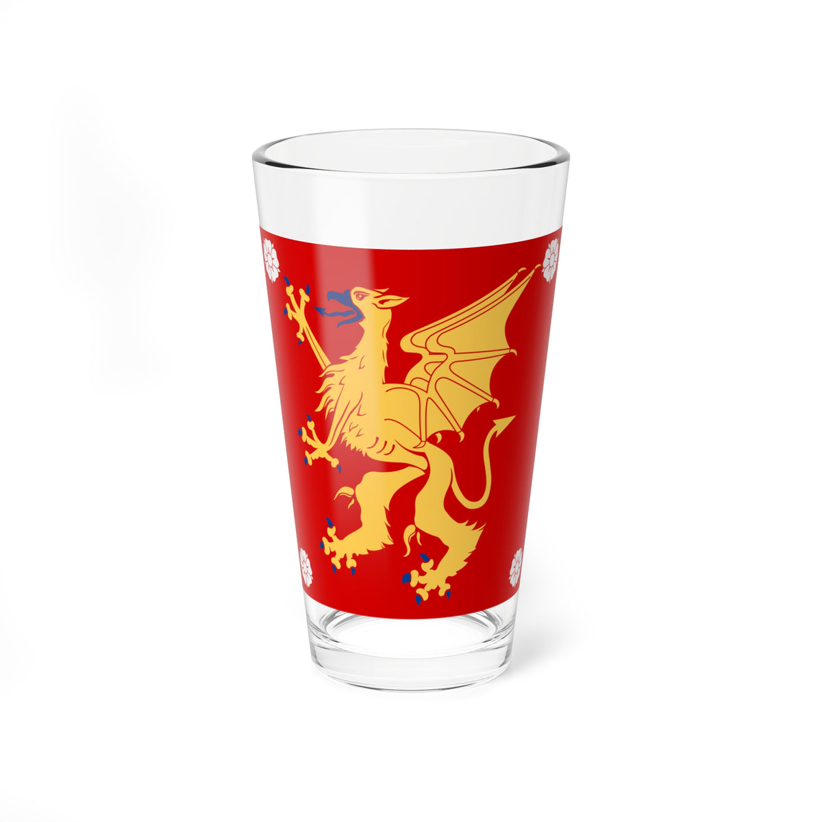 Ostergotlands lan vapenflagga (Sweden) Pint Glass 16oz