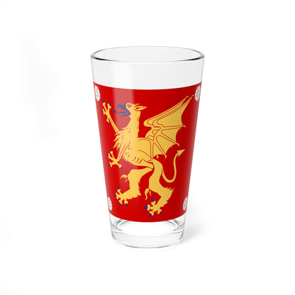 Ostergotlands lan vapenflagga (Sweden) Pint Glass 16oz