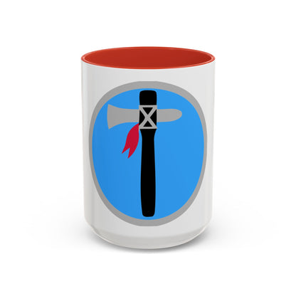 XIX Corps 1 (U.S. Army) Accent Coffee Mug