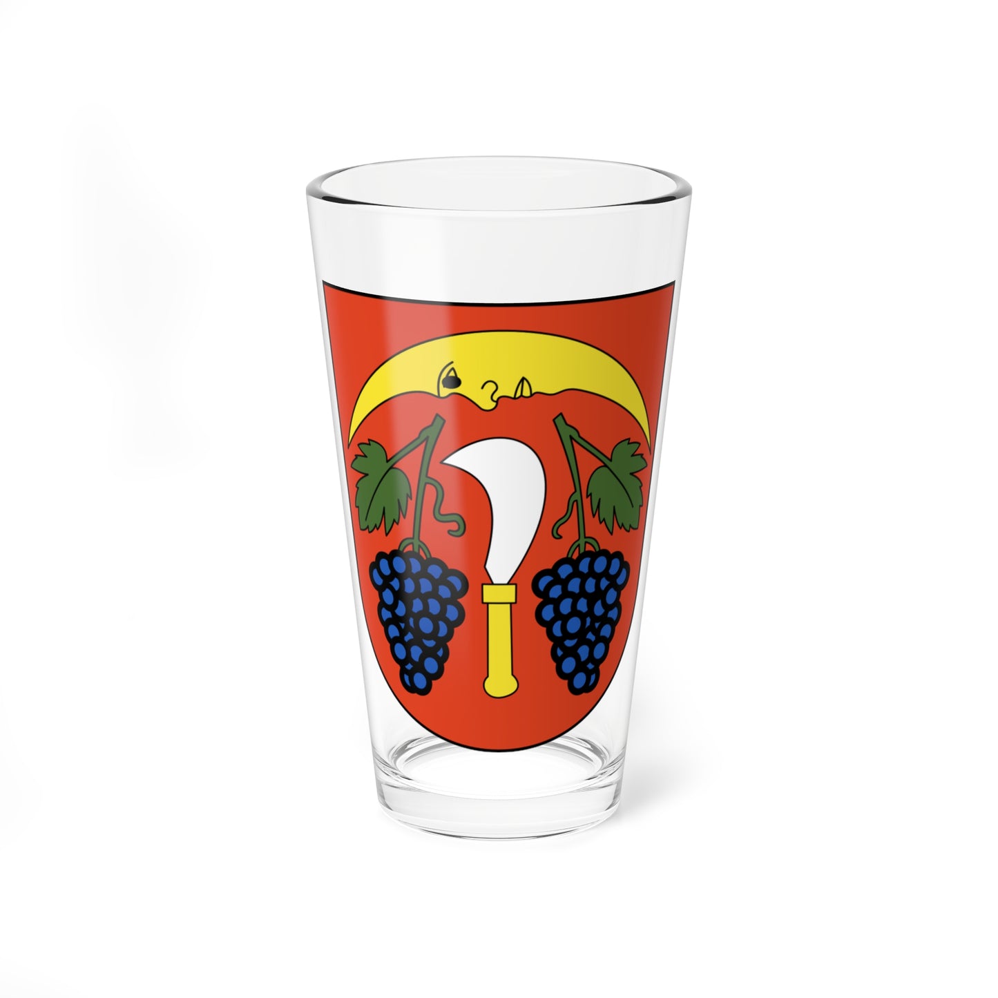 Daettlikon-blazon (Switzerland) (Coat of Arms) Pint Glass 16oz