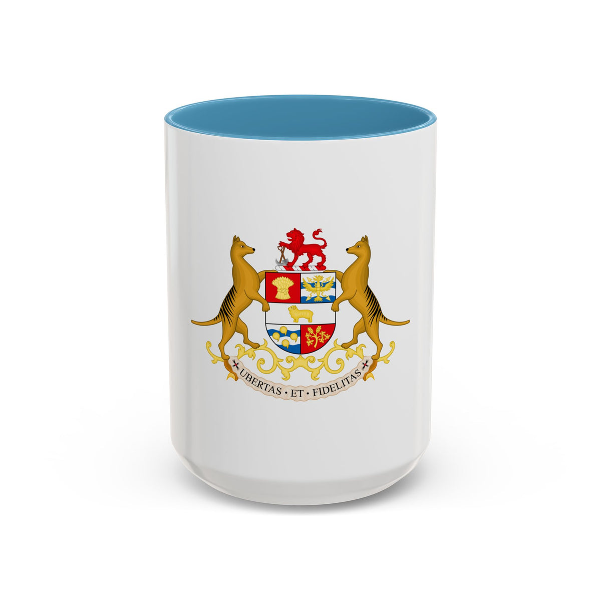 Coat of arms of Tasmania - Accent Coffee Mug