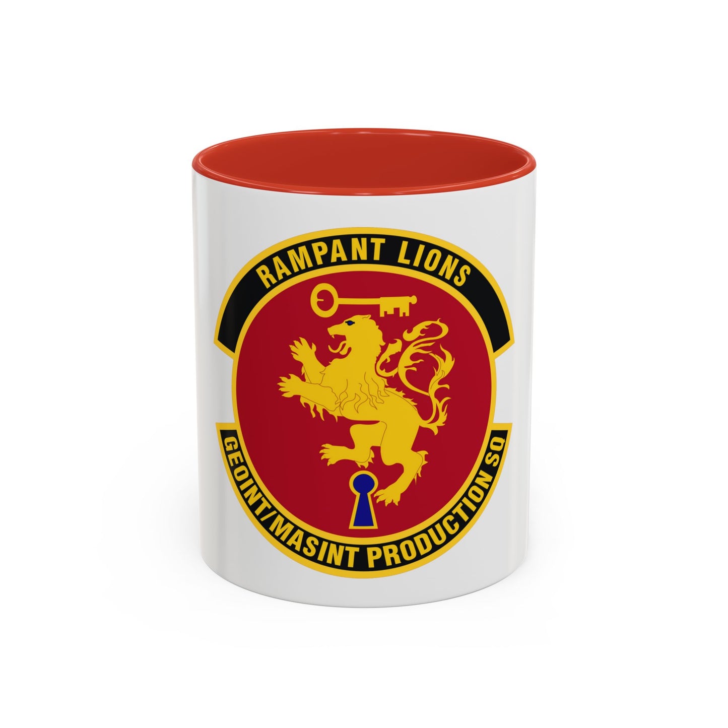 Geospatial Intelligence Measurement & Signatures Intelligence Production Squadron (U.S. Air Force) Accent Coffee Mug