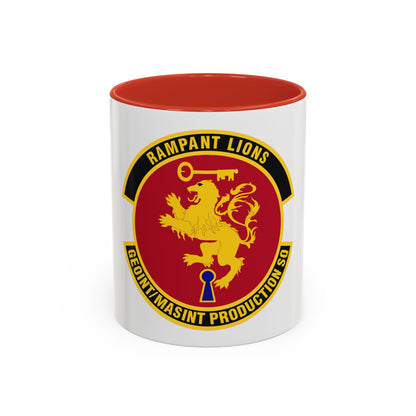 Geospatial Intelligence Measurement & Signatures Intelligence Production Squadron (U.S. Air Force) Accent Coffee Mug