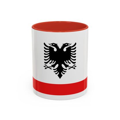 Naval Ensign of Albania - Accent Coffee Mug