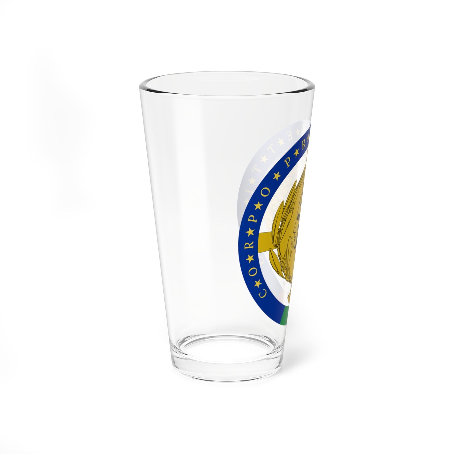 Distintivo corpo prefettizio (Italy) (Coat of Arms) Pint Glass 16oz