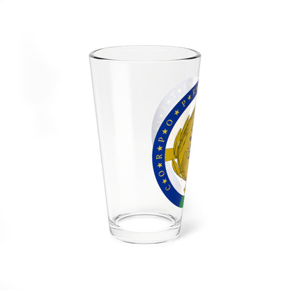 Distintivo corpo prefettizio (Italy) (Coat of Arms) Pint Glass 16oz