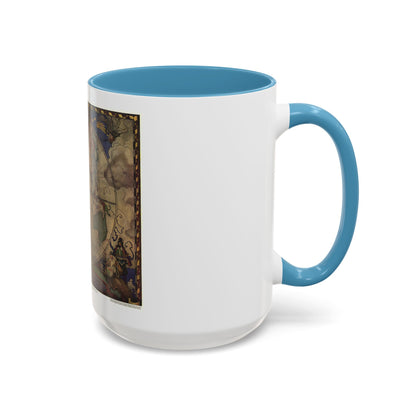 Map of Discovery- Eastern Hemisphere (1928) (Map) Accent Coffee Mug