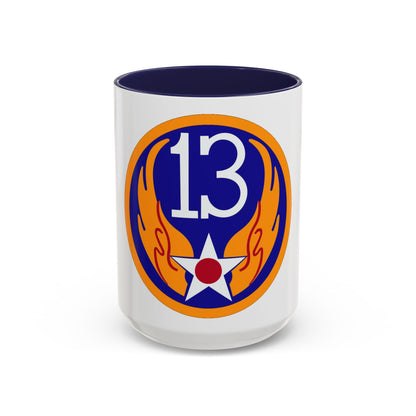 13 Air Force (U.S. Army) Accent Coffee Mug