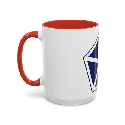 V Corps United States (U.S. Army) Accent Coffee Mug