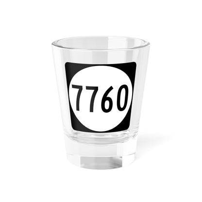 PR tertiary 7760 (Puerto Rico) (Road Sign) Shot Glass 1.5oz