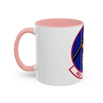 492d Fighter Squadron (U.S. Air Force) Accent Coffee Mug