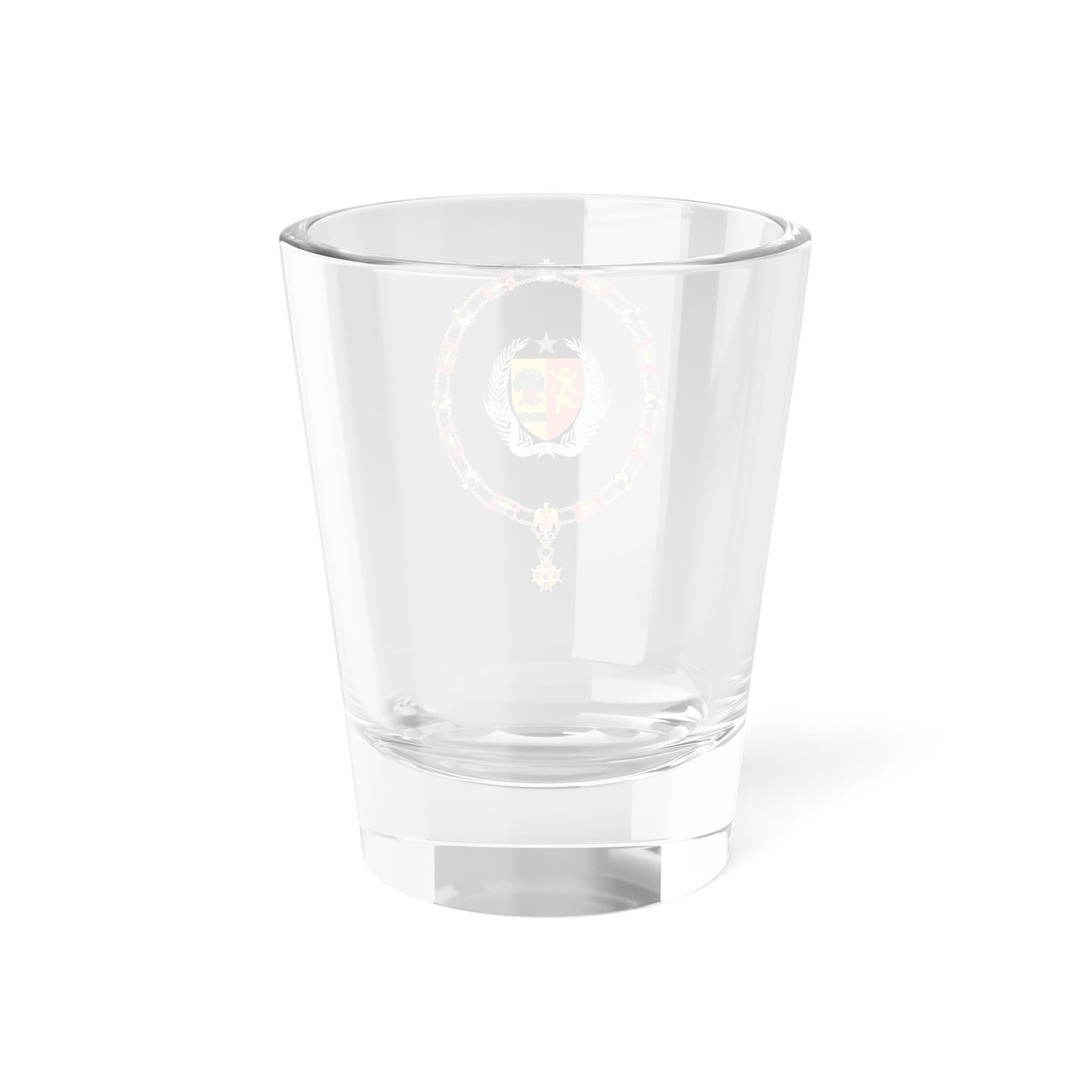 Generic Coat of Arms of Presidents of Senegal Order of Isabella the Catholic (Senegal) (Coat of Arms) Shot Glass 1.5oz