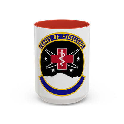 21 Healthcare Operations Squadron USSF (U.S. Air Force) Accent Coffee Mug