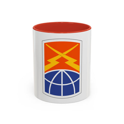 160 Signal Brigade (U.S. Army) Accent Coffee Mug