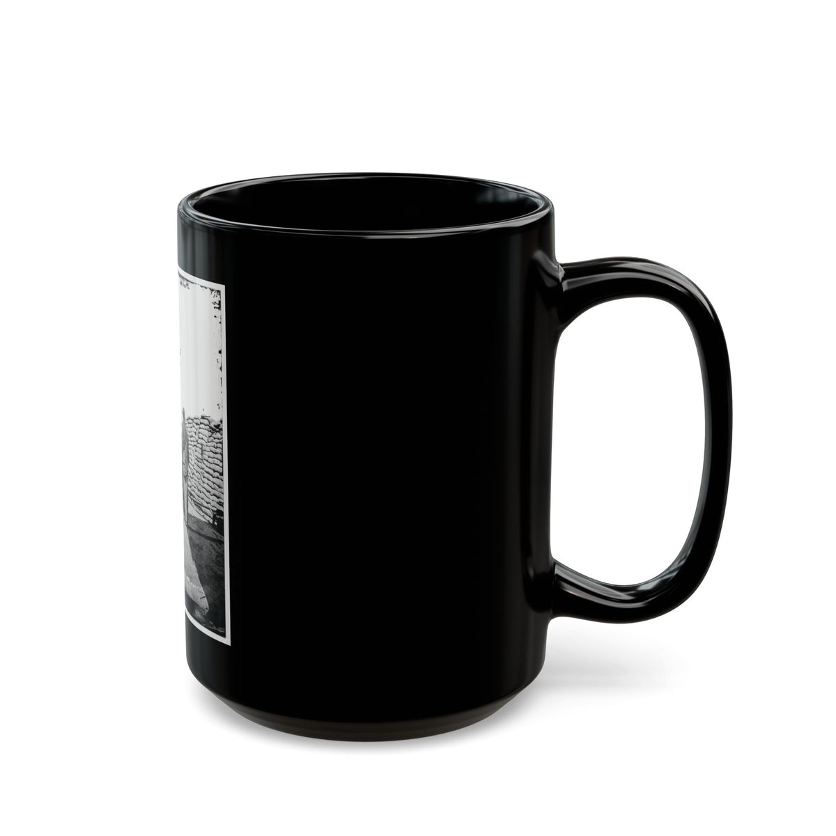 A Parrott Gun (Trained On Sumter ) (U.S. Civil War) Black Coffee Mug